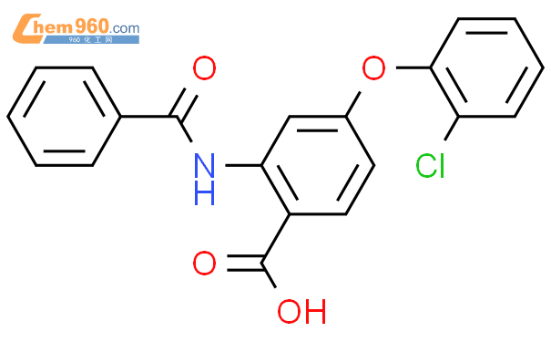 890315 66 9 Benzoic acid 2 benzoylamino 4 2 chlorophenoxy CAS号