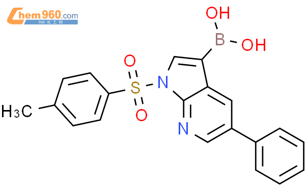 890842-79-2_{1-[(4-Methylphenyl)sulfonyl]-5-phenyl-1H-pyrrolo[2,3-b ...