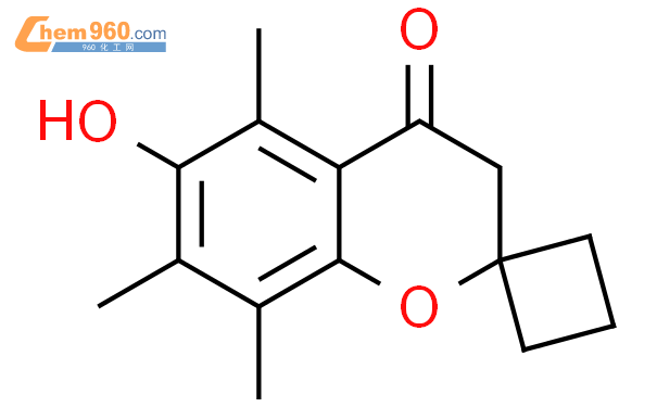6-Hydroxy-5,7,8-trimethyl-spiro[2H-1-benzopyran-2,1'-cyclobutan]-4(3H)-one