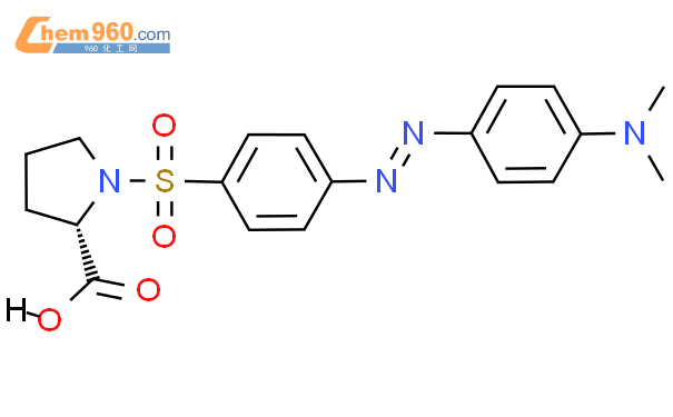 L-Proline,1-[[4-[[4-(dimethylamino)phenyl]azo]phenyl]sulfonyl]- (9CI)