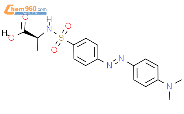 L-Alanine,N-[[4-[[4-(dimethylamino)phenyl]azo]phenyl]sulfonyl]- (9CI)