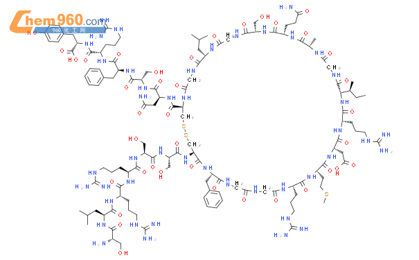 人重组型α-心房尿钠肽结构式图片|89213-87-6结构式图片