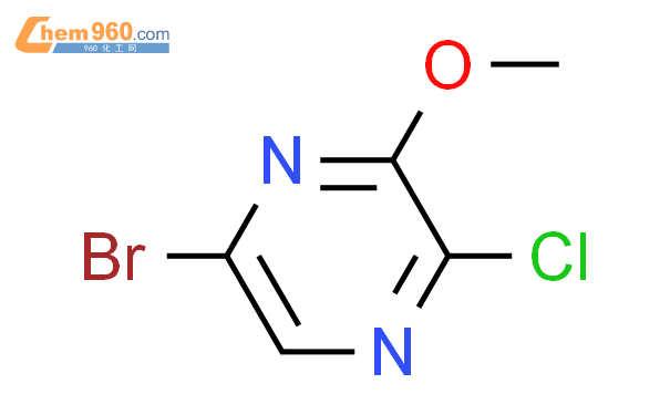 5-溴-2-氯-3-甲氧基吡嗪结构式图片|89283-94-3结构式图片