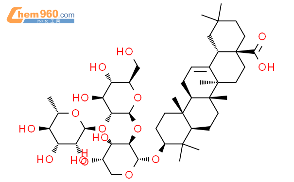 Olean-12-en-28-oicacid, 3-[(O-6-deoxy-a-L-mannopyranosyl-(1&reg