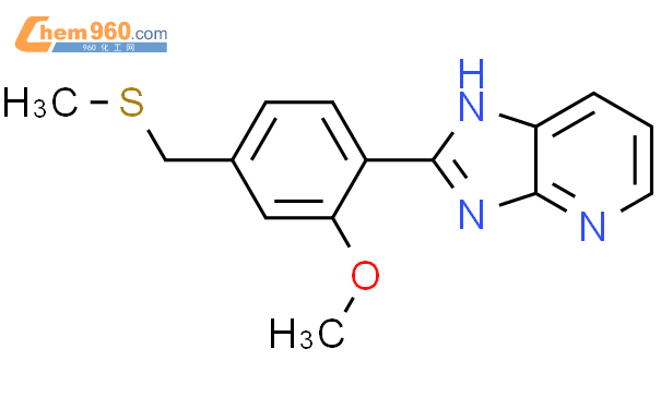 89454-55-7,1H-Imidazo[4,5-b]pyridine, 2-[2-methoxy-4-[(methylthio ...