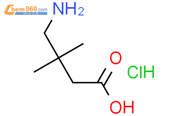 4-氨基-3,3-二甲基丁酸盐酸盐结构式图片|89584-21-4结构式图片