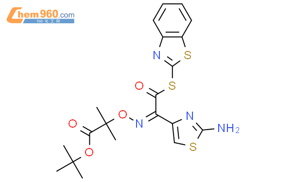 头孢他啶侧链酸活性酯结构式图片|89604-92-2结构式图片