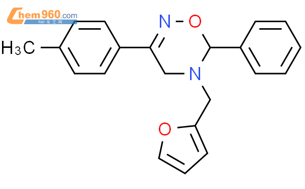 896421-58-2,4H-1,2,5-Oxadiazine,5-(2-furanylmethyl)-5,6-dihydro-3-(4 ...