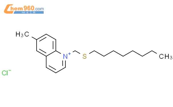 89646 00 4 Quinolinium 6 methyl 1 octylthio methyl chlorideCAS号