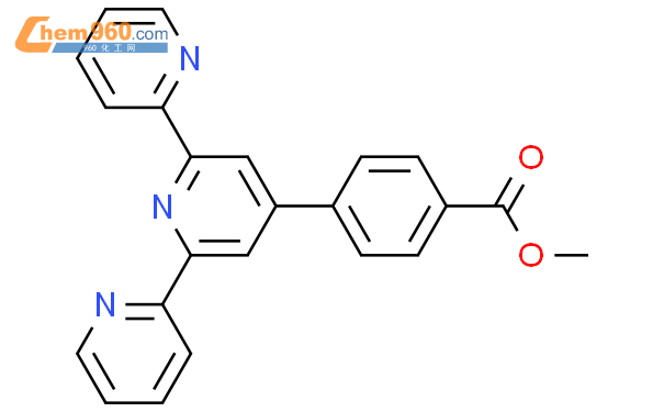 2,2’:6’,2”-三联吡啶-4’-(4-苯甲酸甲酯)