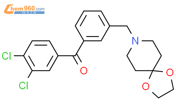 [Perfemiker]3，4-二氯-3'-[8-(1，4-二恶-8-氮杂螺-[4.5]癸基)甲基]苯甲酮,97%