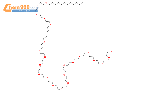 月桂醇聚氧乙烯醚结构式图片|9002-92-0结构式图片