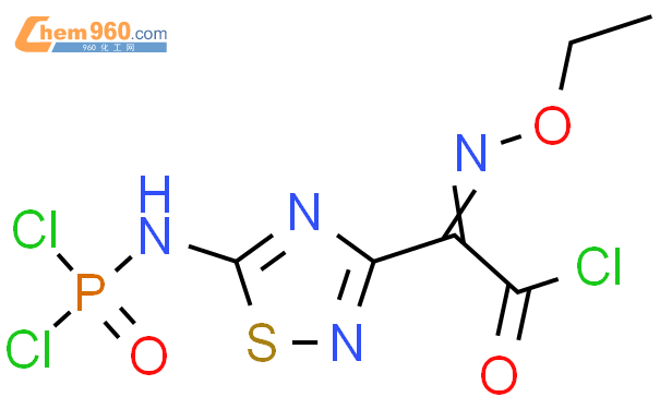 (Z)-5-[二氯亚膦酰氨基]-ALPHA-(乙氧基亚氨基)-1,2,4-噻二唑-3-乙酰氯
