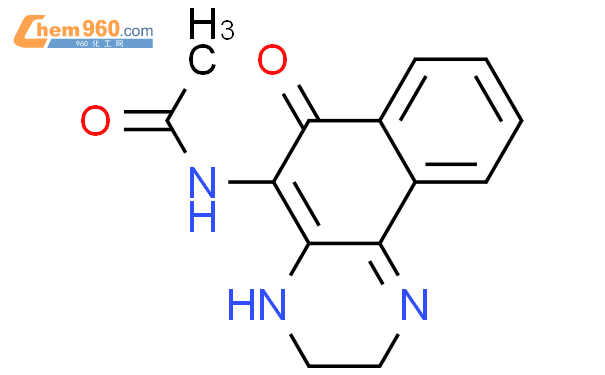 90331 40 1 Acetamide N 2 3 4 6 tetrahydro 6 oxobenzo f quinoxalin 5 yl 化学式结构式分子式mol 960化工网