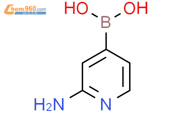 2-氨基吡啶-4-硼酸结构式图片|903513-62-2结构式图片