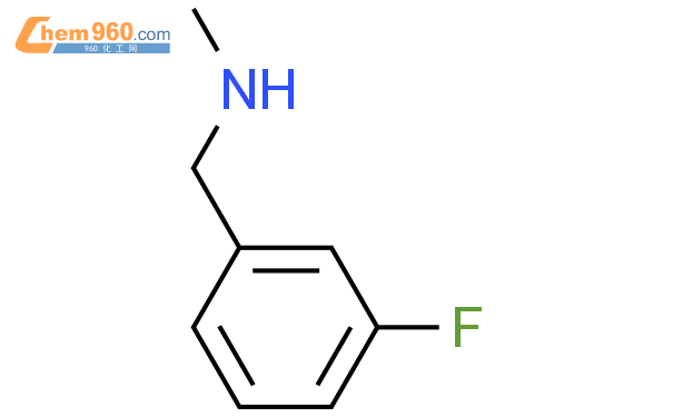 N-甲基-3-氟苄胺结构式图片|90389-84-7结构式图片