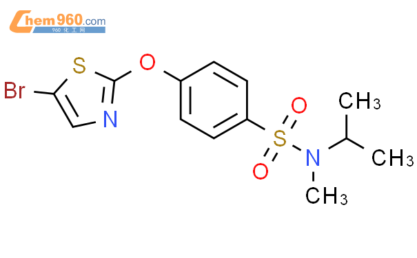 Benzenesulfonamide Bromo Thiazolyl Oxy N Methyl N