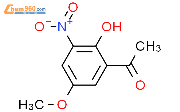 90564 25 3ethanone 1 2 Hydroxy 5 Methoxy 3 Nitrophenyl 化学式、结构式、分子式、mol 960化工网 