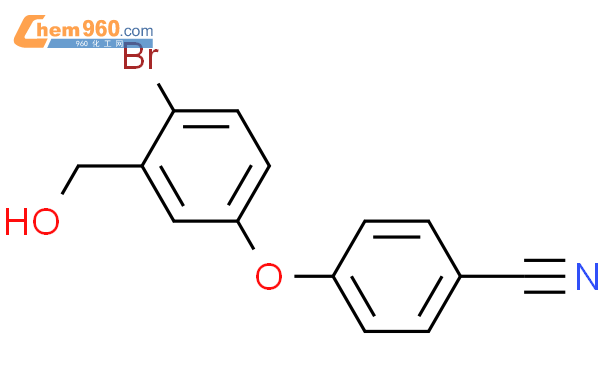 4-[4-溴-3-(羟基甲基)苯氧基]苯甲腈结构式图片|906673-45-8结构式图片