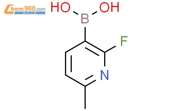 2-氟-6-甲基吡啶-3-硼酸结构式图片|906744-85-2结构式图片