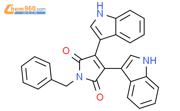 2,3-双(1H-吲哚-3-基)-N-苄基马来酰亚胺