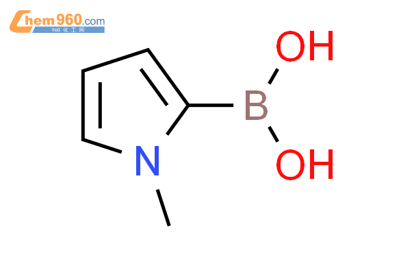 1-甲基-1H-吡咯-硼酸结构式图片|911318-81-5结构式图片