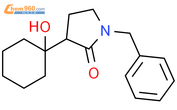 911721-80-7_2-Pyrrolidinone, 3-(1-hydroxycyclohexyl)-1-(phenylmethyl ...