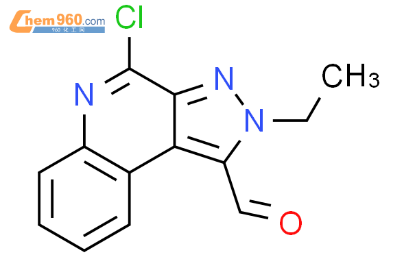 H Pyrazolo C Quinoline Carboxaldehyde Chloro Ethyl Mol