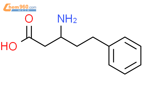 3-氨基-5-苯基戊酸结构式图片|91247-38-0结构式图片