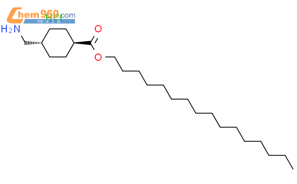 hexadecyl 4-(aminomethyl)cyclohexane-1-carboxylate,hydrochloride