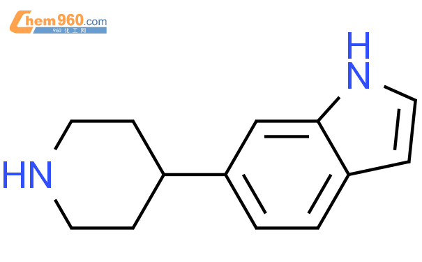 6 哌啶 4 基 1h 吲哚「cas号：914223 10 2」 960化工网