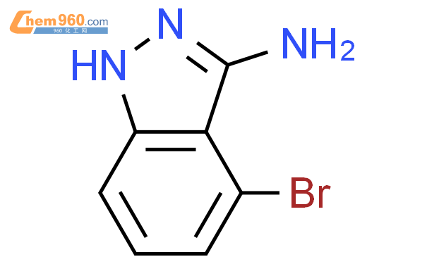 4-溴-1H-吲唑-3-胺结构式图片|914311-50-5结构式图片