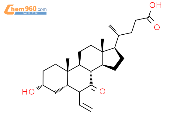 (3Α,5Β,6Β)-6-乙基-3-羟基-7-氧-胆烷酸结构式图片|915038-24-3结构式图片