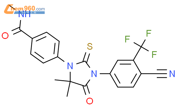 4-[3-(4-氰基-3-三氟甲基苯基)-5,5-二甲基-4-氧代-2-硫代咪唑烷-1-基]-N-甲基苯甲酰胺