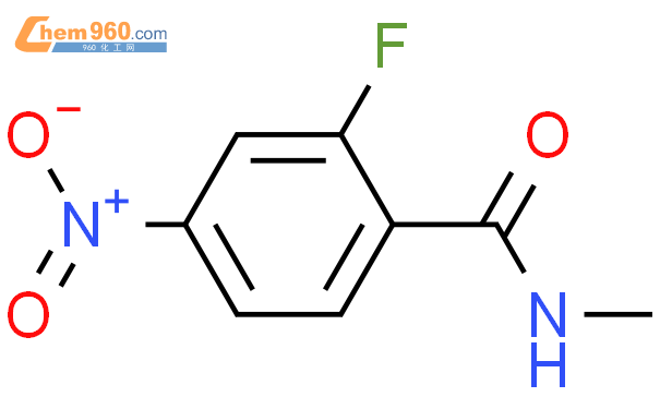 N-甲基-2-氟-4-硝基苯甲酰胺结构式图片|915087-24-0结构式图片