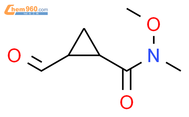 2-甲酰基-n-甲氧基-n-甲基-環丙烷羧酰胺結構式圖片|915280-91-0結構