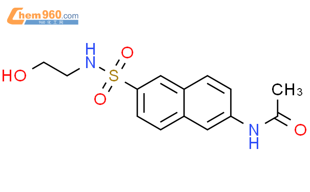 N-[6-(2-hydroxyethylsulfamoyl)naphthalen-2-yl]acetamide