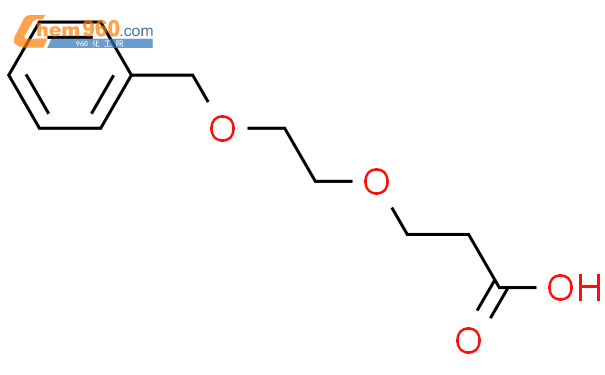 3-(2-(benzyloxy)ethoxy)propanoic acid结构式图片|91555-65-6结构式图片