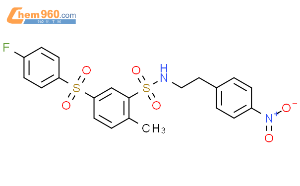 915752 73 7 Benzenesulfonamide 5 [ 4 Fluorophenyl Sulfonyl] 2 Methyl N