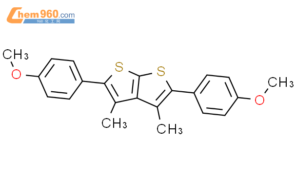 916726-79-9_THIENO[2,3-B]THIOPHENE, 2,5-BIS(4-METHOXYPHENYL)-3,4 ...