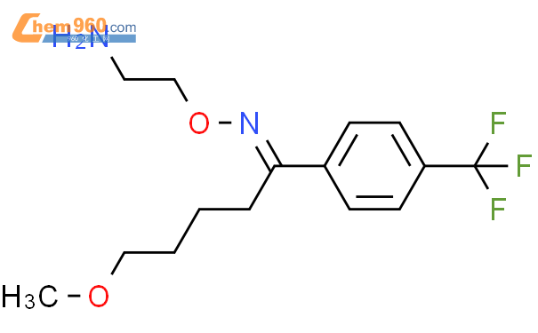 2-{[(E)-{5-甲氧基-1-[4-(三氟甲基)苯基]戊亚基}氨基]氧基}乙胺