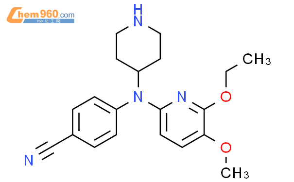 Benzonitrile Ethoxy Methoxy Pyridinyl