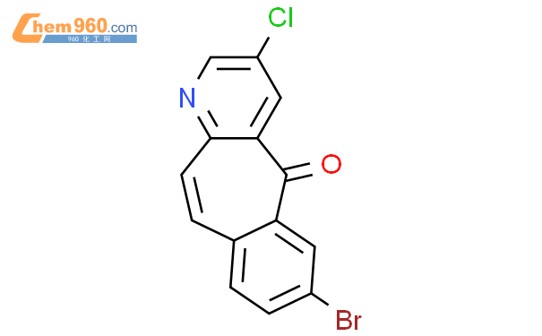 7-溴-3-氯-5H-苯并[4,5]环庚基[1,2-b]吡啶-5-酮结构式图片|917878-65-0结构式图片