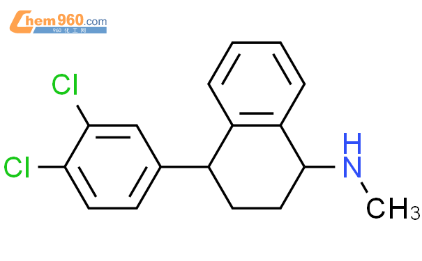 trans-(1S,4R)-N-methyl-4-(3,4-dichlorophenyl)-1,2,3,4-tetrahydro-1-naphthalenamine