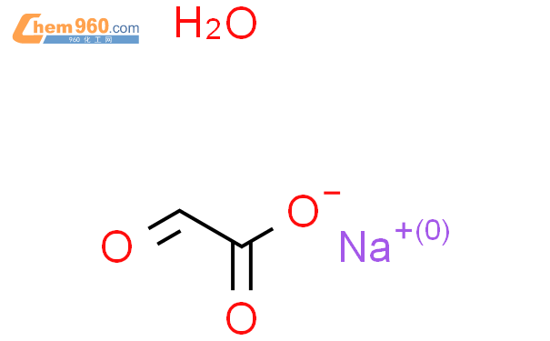 乙醛酸钠(一水)结构式图片