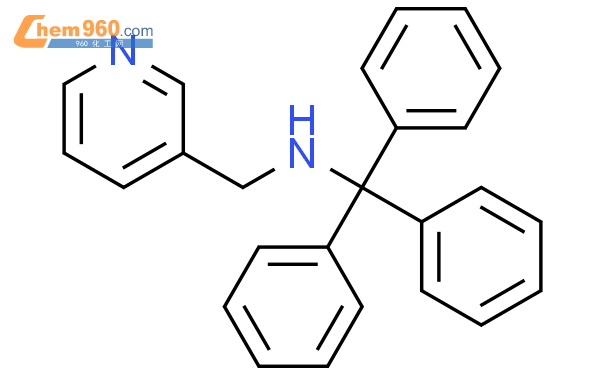 （3-三苯基甲氨基甲基）吡啶结构式图片|918311-87-2结构式图片