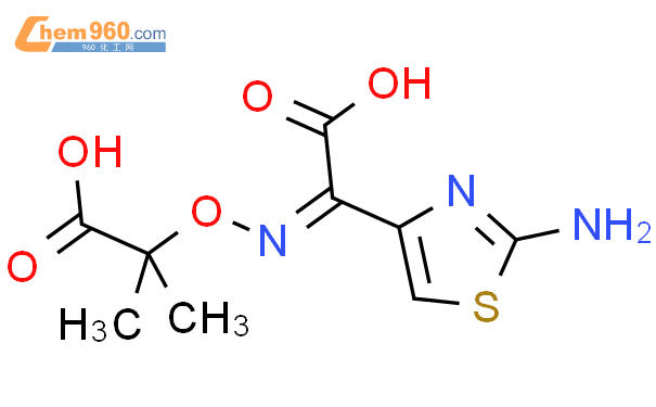 2-氨基-Α-((1-羧基-1-甲基乙氧)亚氨基)-4-噻唑乙酸