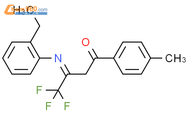 846059-55-0_1-Butanone, 3-[(2,6-diethylphenyl)imino]-4,4,4-trifluoro-1 ...