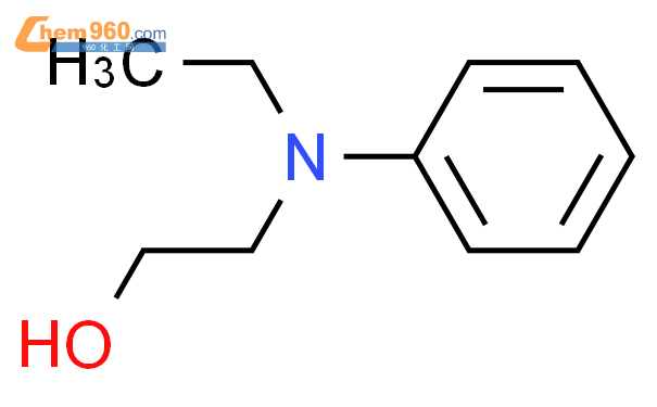 N-乙基-N-羟乙基苯胺结构式图片|92-50-2结构式图片