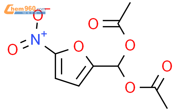 5-硝基糠醛二醋酸酯结构式图片|92-55-7结构式图片